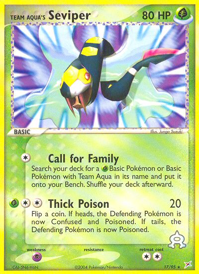 Team Aqua's Seviper (17/95) [EX: Team Magma vs Team Aqua] | Good Games North