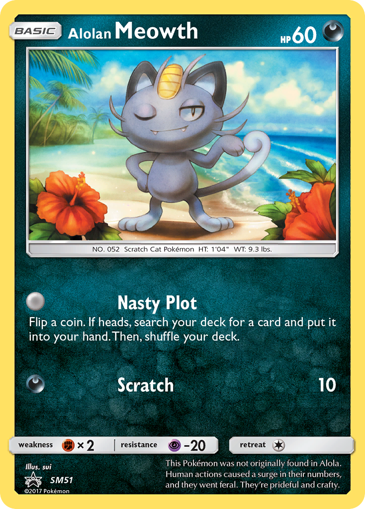 Alolan Meowth (SM51) [Sun & Moon: Black Star Promos] | Good Games North