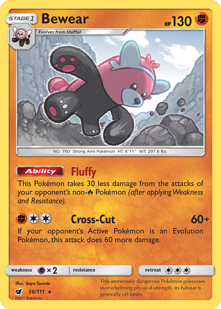 Bewear (56/111) [Sun & Moon: Crimson Invasion] | Good Games North