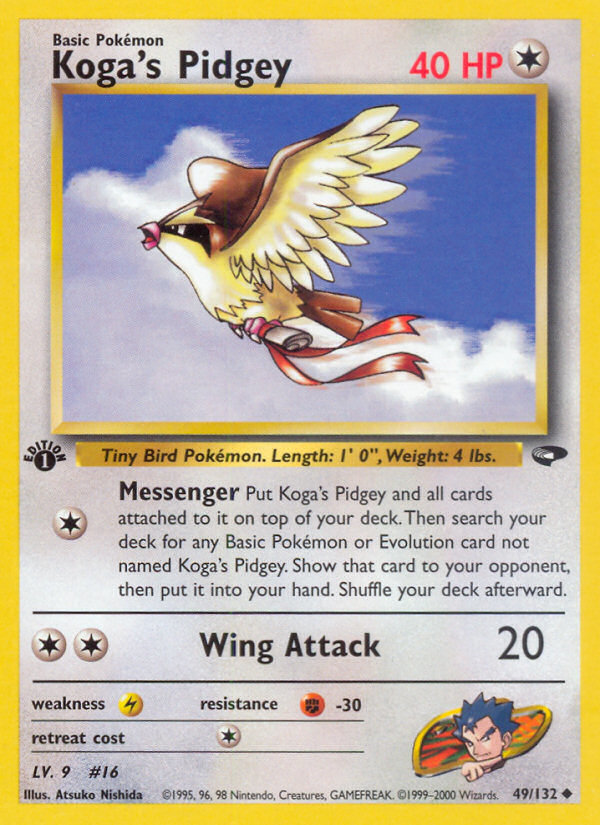 Koga's Pidgey (49/132) [Gym Challenge 1st Edition] | Good Games North