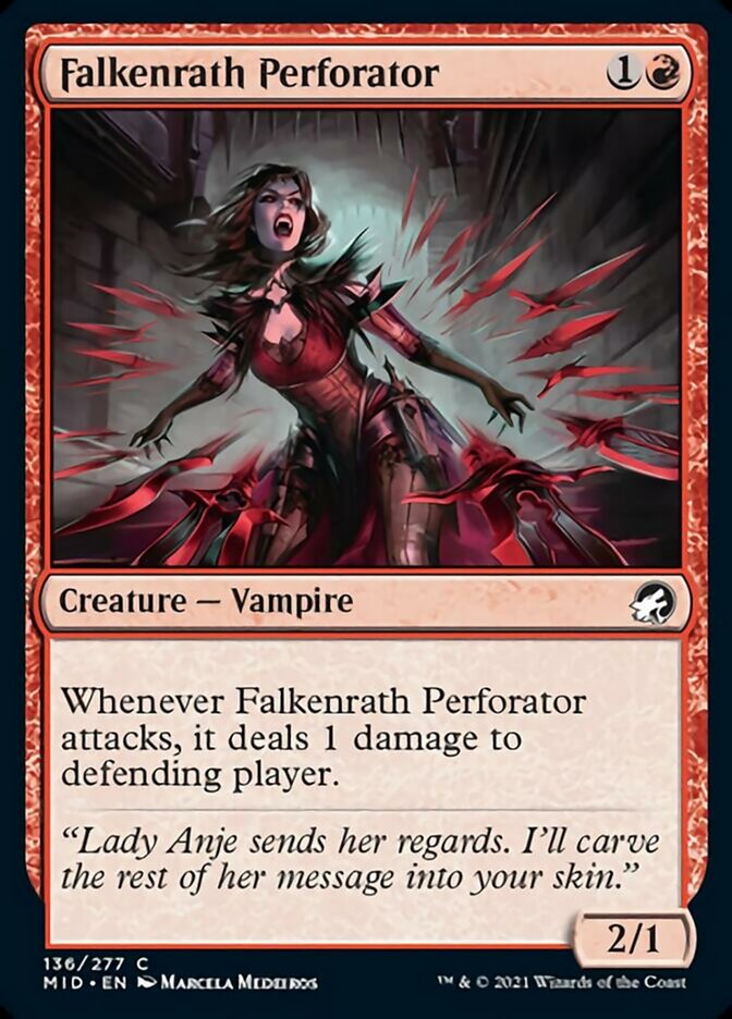 Falkenrath Perforator [Innistrad: Midnight Hunt] | Good Games North