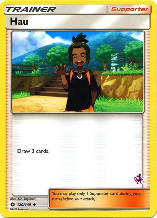 Hau (120/149) (Mewtwo Deck) [Battle Academy 2020] | Good Games North