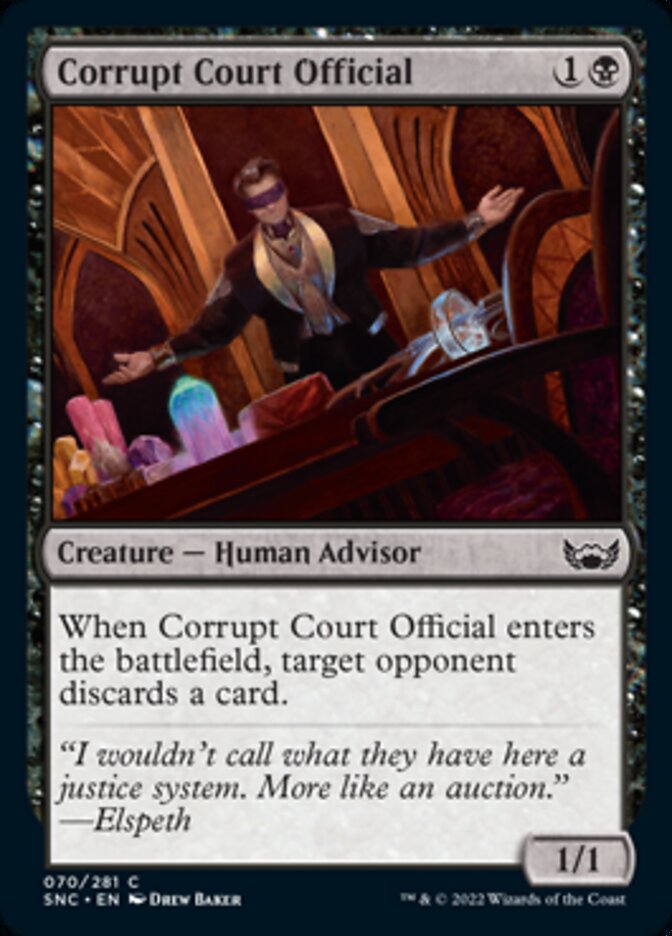 Corrupt Court Official [Streets of New Capenna] | Good Games North