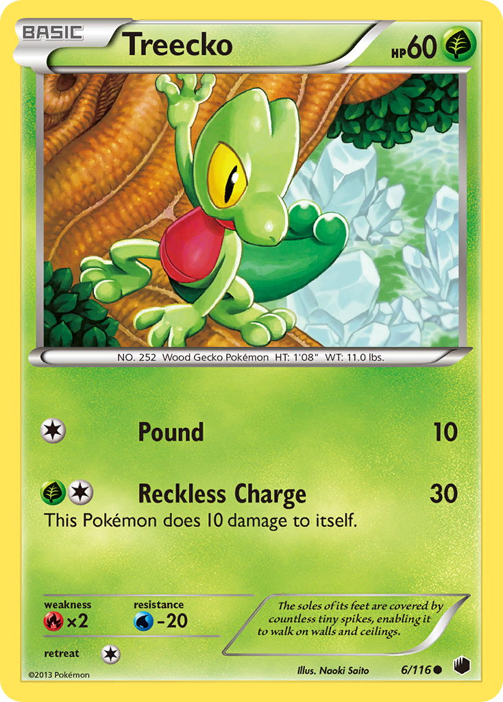Treecko (6/116) [Black & White: Plasma Freeze] | Good Games North