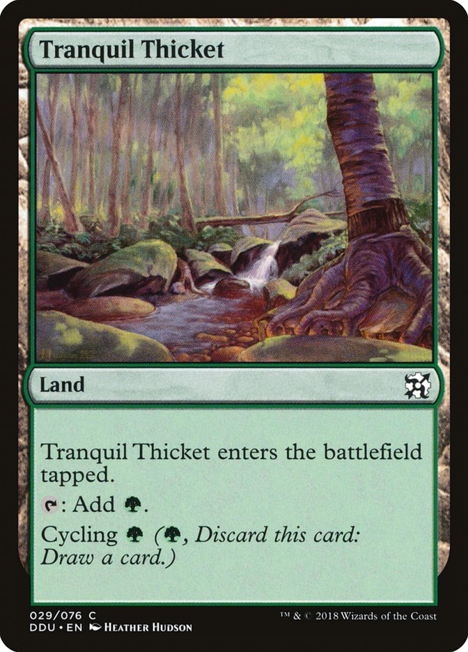 Tranquil Thicket [Duel Decks: Elves vs. Inventors] | Good Games North