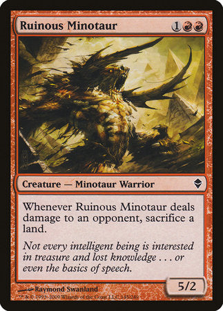 Ruinous Minotaur [Zendikar] | Good Games North