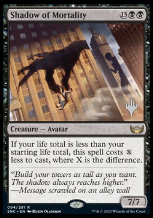 Shadow of Mortality (Promo Pack) [Streets of New Capenna Promos] | Good Games North
