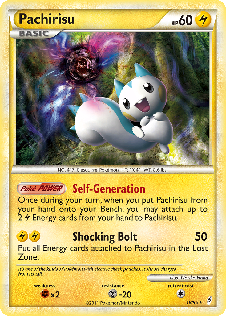 Pachirisu (18/95) [HeartGold & SoulSilver: Call of Legends] | Good Games North