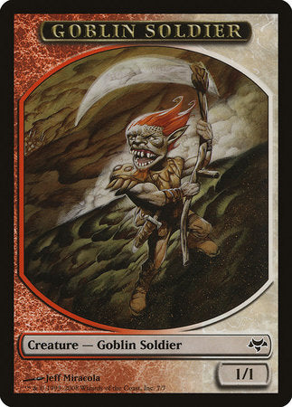 Goblin Soldier Token [Eventide Tokens] | Good Games North