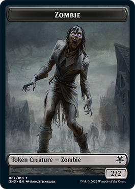 Zombie // Angel Double-Sided Token [Game Night: Free-for-All Tokens] | Good Games North