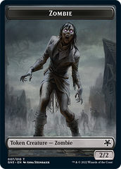 Zombie // Angel Double-Sided Token [Game Night: Free-for-All Tokens] | Good Games North