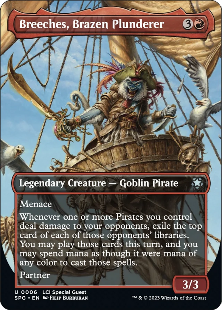 Breeches, Brazen Plunderer (Borderless) [The Lost Caverns of Ixalan Special Guests] | Good Games North