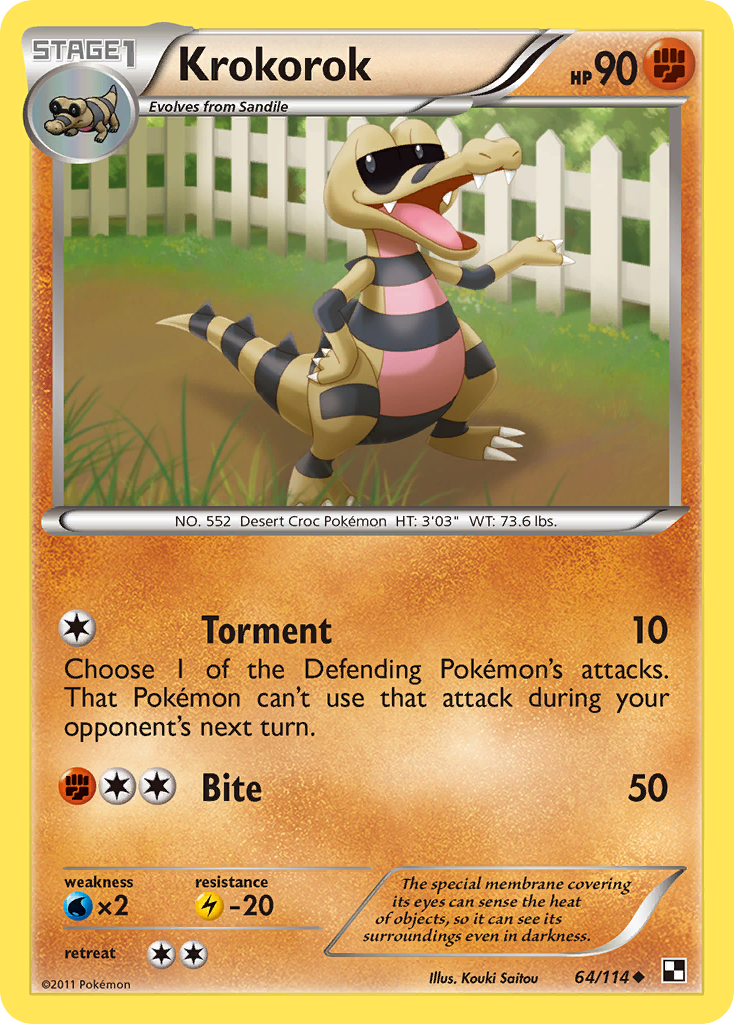 Krokorok (64/114) [Black & White: Base Set] | Good Games North