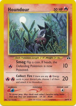 Houndour (24/75) [Neo Discovery Unlimited] | Good Games North