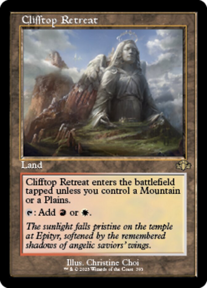 Clifftop Retreat (Retro) [Dominaria Remastered] | Good Games North