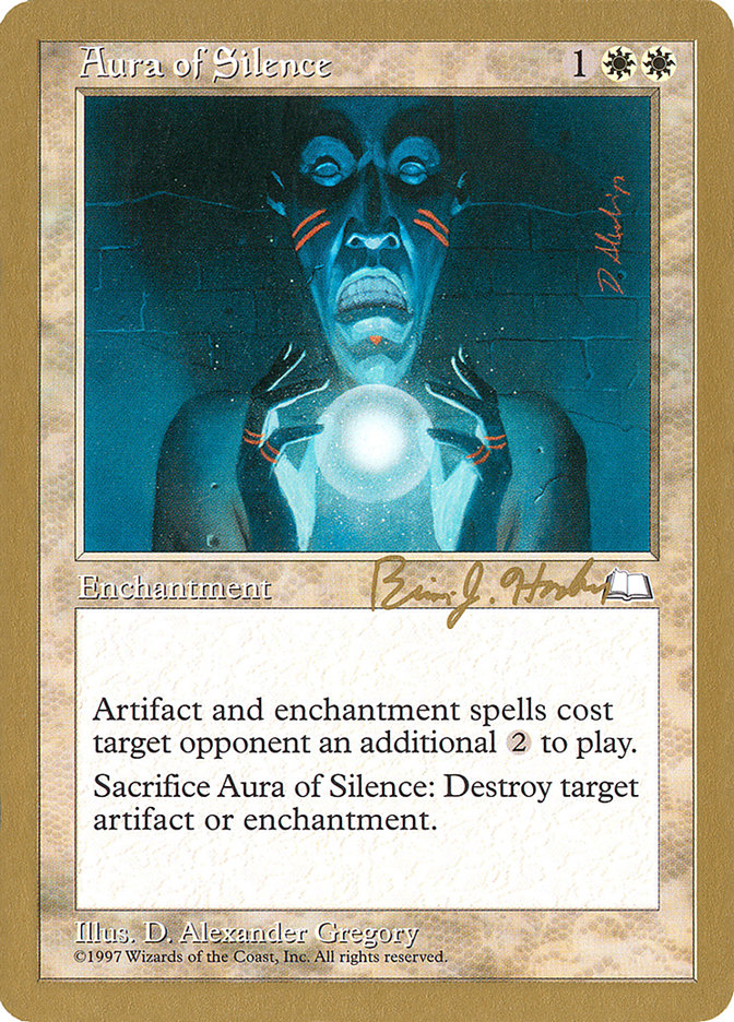 Aura of Silence (Brian Hacker) [World Championship Decks 1998] | Good Games North