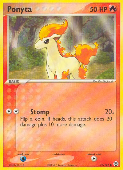 Ponyta (76/112) [EX: FireRed & LeafGreen] | Good Games North