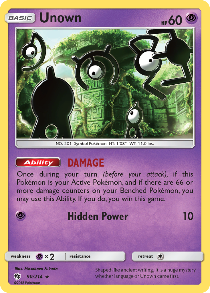 Unown (90/214) [Sun & Moon: Lost Thunder] | Good Games North