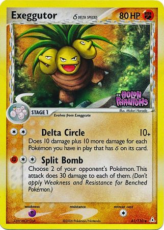 Exeggutor (41/110) (Delta Species) (Stamped) [EX: Holon Phantoms] | Good Games North
