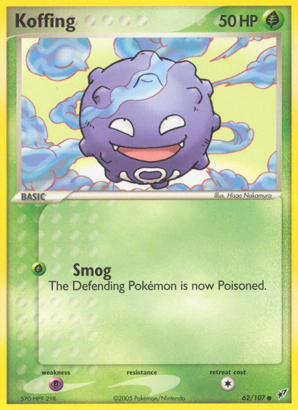 Koffing (62/107) [EX: Deoxys] | Good Games North