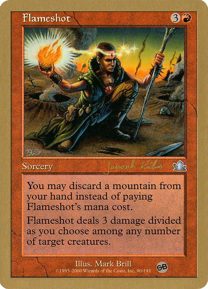 Flameshot (Janosch Kuhn) (SB) [World Championship Decks 2000] | Good Games North