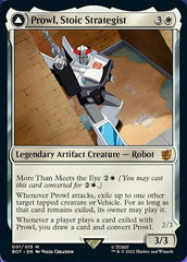 Prowl, Stoic Strategist // Prowl, Pursuit Vehicle [Universes Beyond: Transformers] | Good Games North