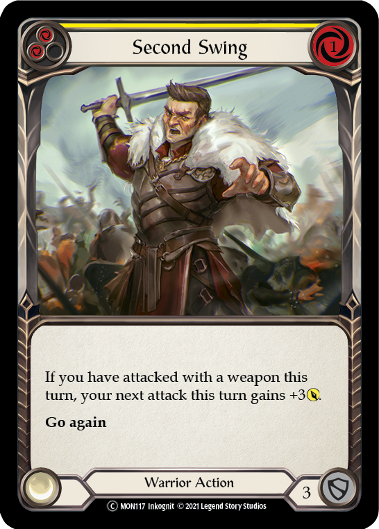 Second Swing (Yellow) [U-MON117-RF] Unlimited Rainbow Foil | Good Games North