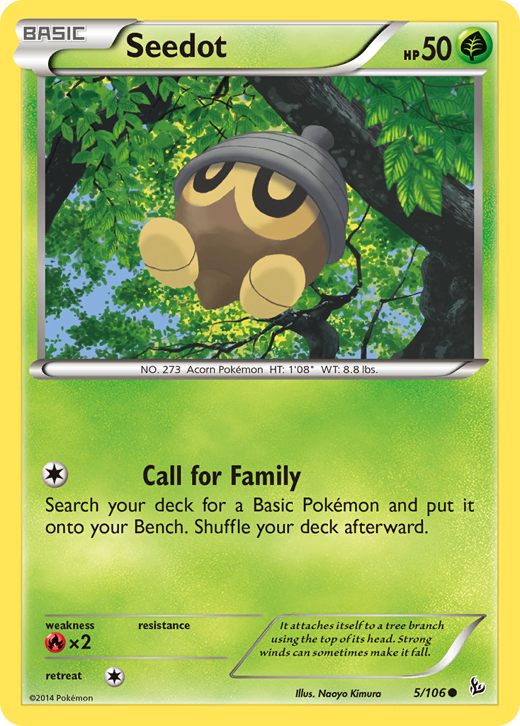 Seedot (5/106) [XY: Flashfire] | Good Games North
