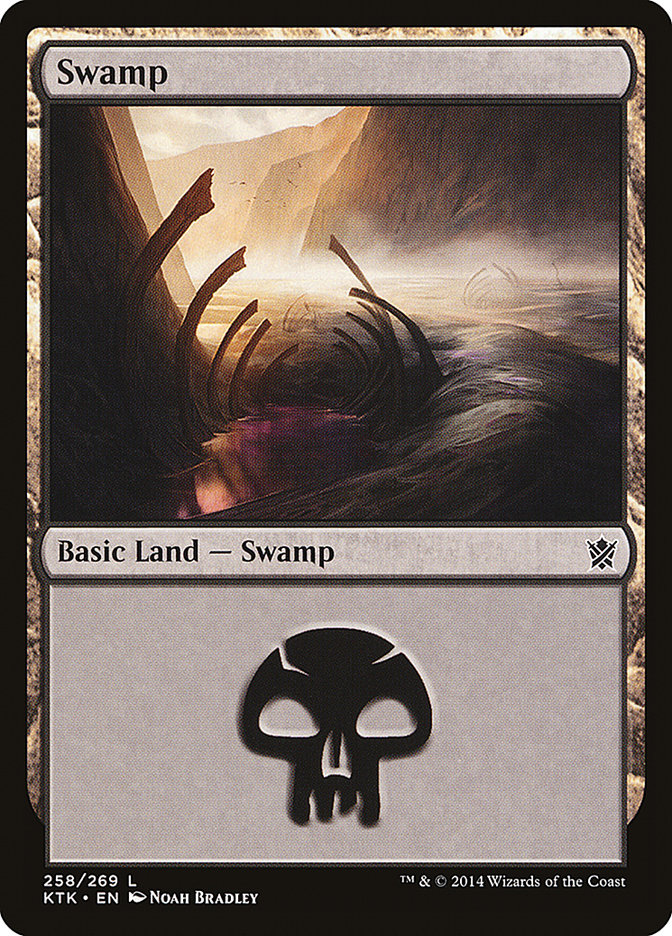 Swamp (258) [Khans of Tarkir] | Good Games North