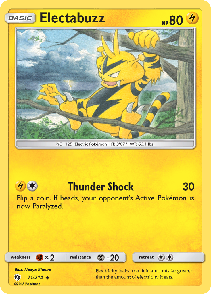 Electabuzz (71/214) [Sun & Moon: Lost Thunder] | Good Games North