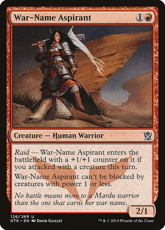 War-Name Aspirant [Khans of Tarkir] | Good Games North