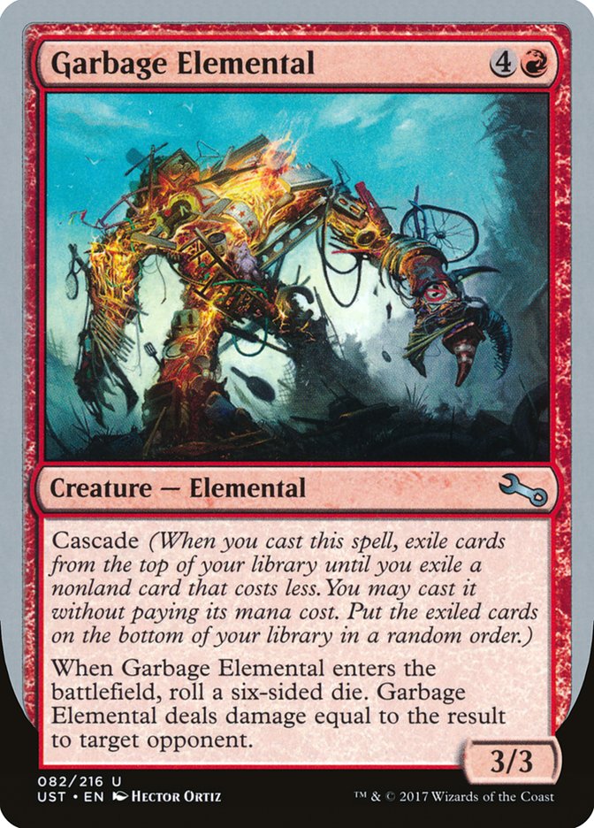 Garbage Elemental (3/3 Creature) [Unstable] | Good Games North