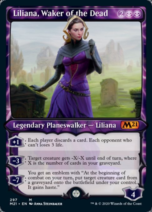 Liliana, Waker of the Dead (Showcase) [Core Set 2021] | Good Games North