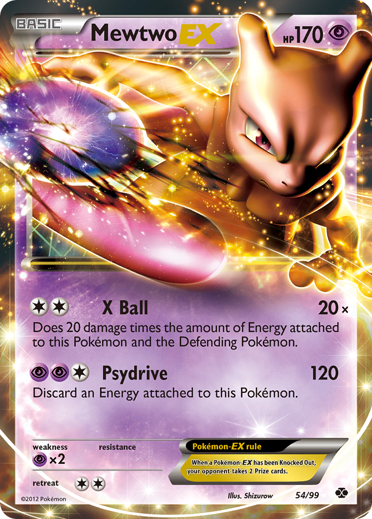 Mewtwo EX (54/99) [Black & White: Next Destinies] | Good Games North