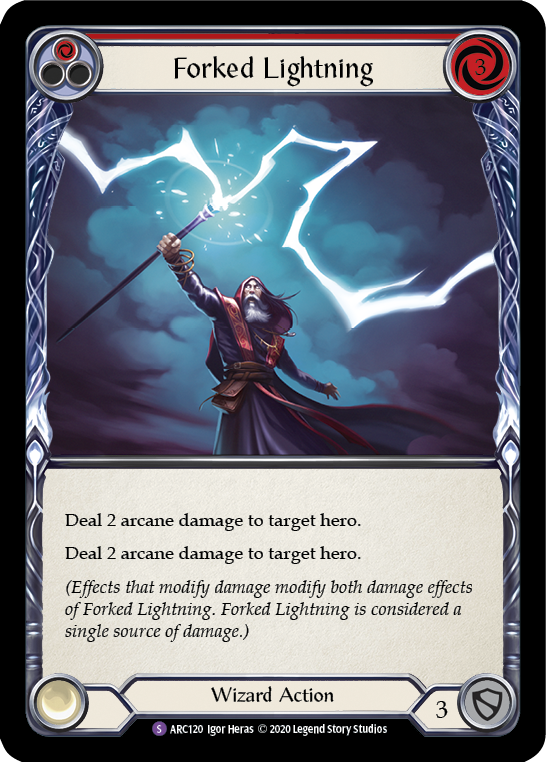 Forked Lightning [U-ARC120] Unlimited Rainbow Foil | Good Games North