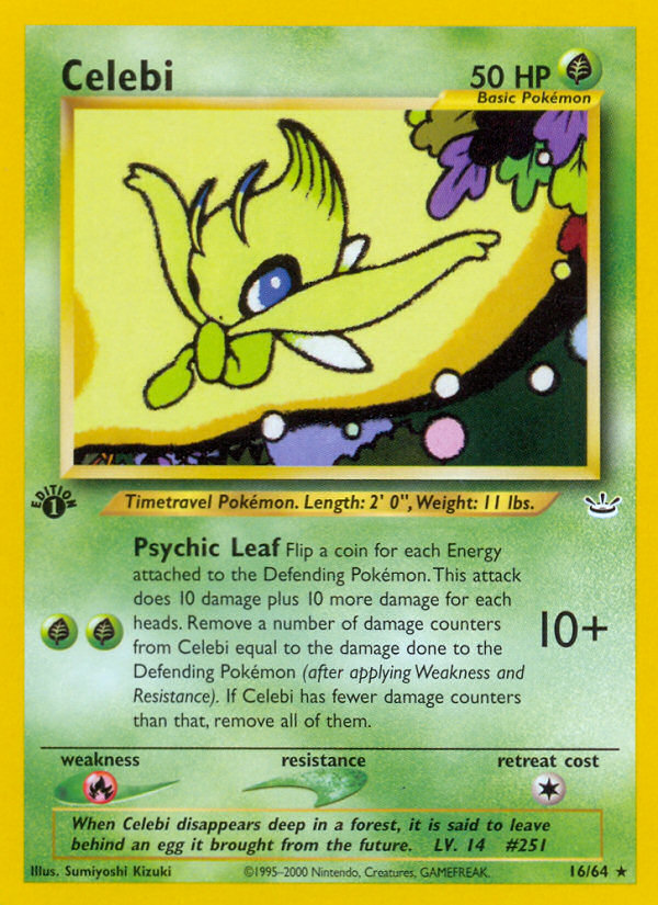 Celebi (16/64) [Neo Revelation 1st Edition] | Good Games North