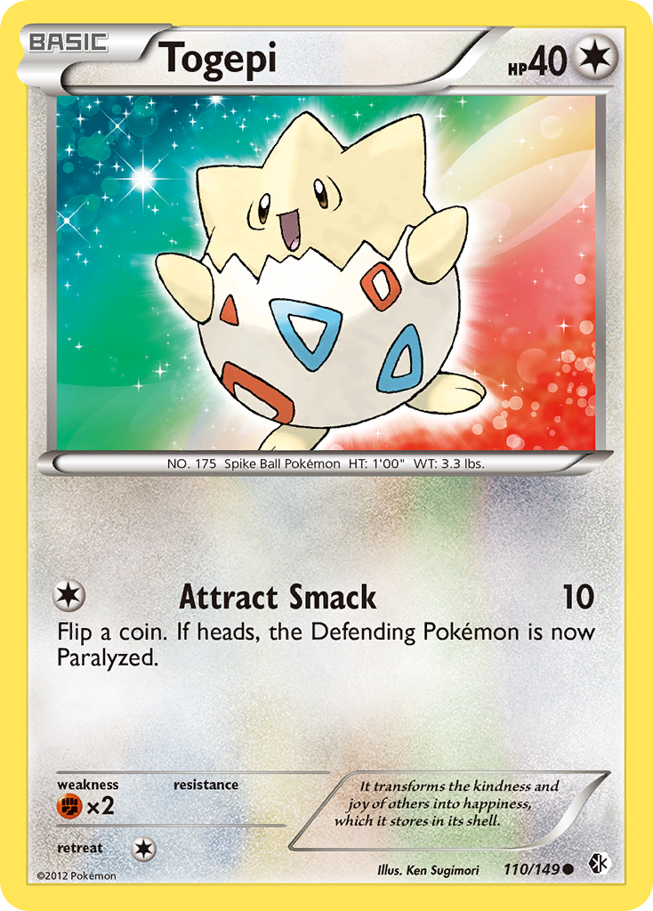 Togepi (110/149) [Black & White: Boundaries Crossed] | Good Games North