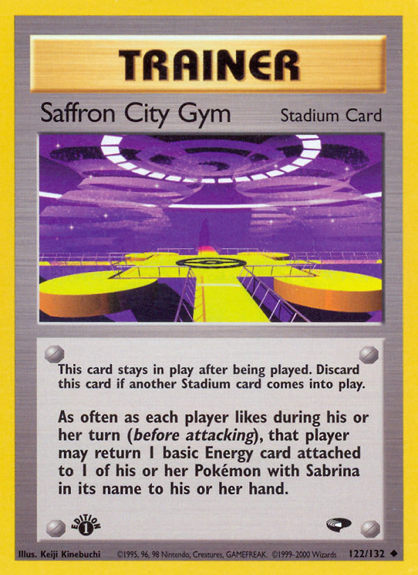 Saffron City Gym (122/132) [Gym Challenge 1st Edition] | Good Games North