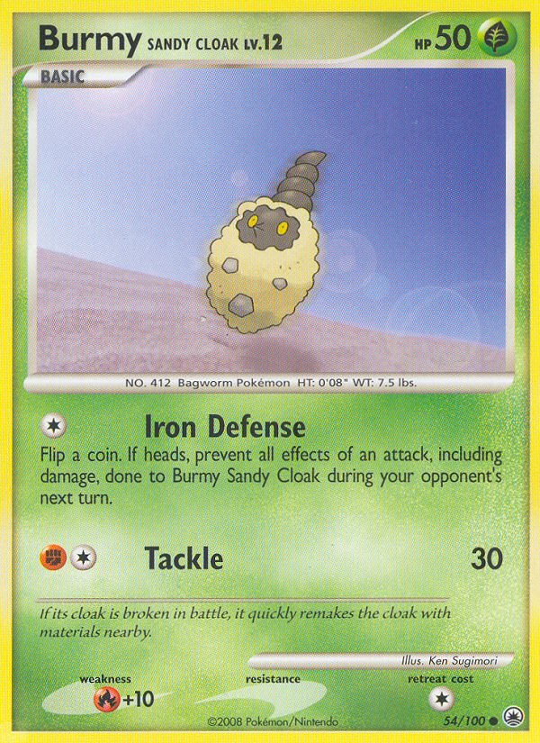 Burmy Sandy Cloak (54/100) [Diamond & Pearl: Majestic Dawn] | Good Games North