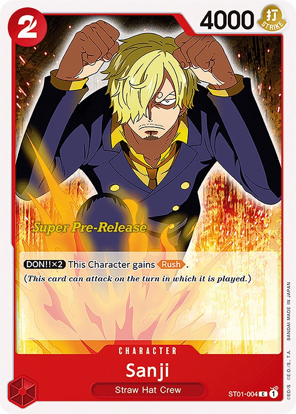 Sanji [Super Pre-Release Starter Deck: Straw Hat Crew] | Good Games North