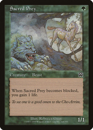 Sacred Prey [Mercadian Masques] | Good Games North