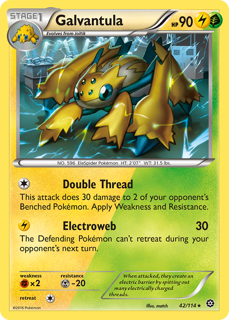 Galvantula (42/114) [XY: Steam Siege] | Good Games North