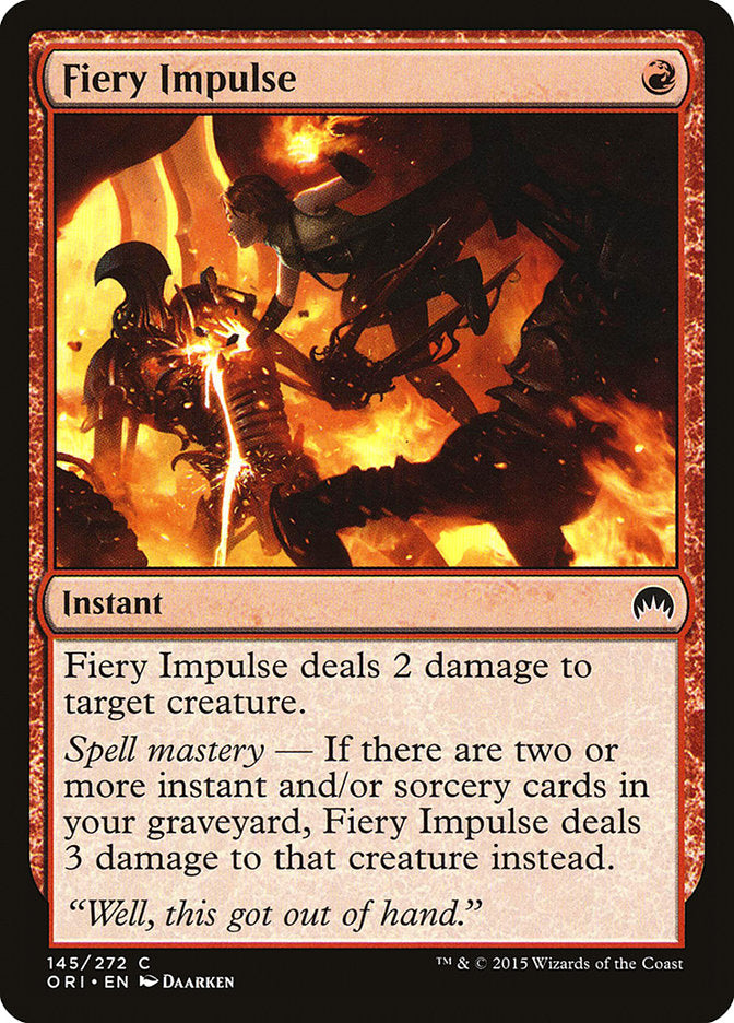 Fiery Impulse [Magic Origins] | Good Games North