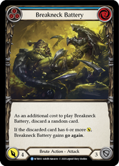 Breakneck Battery (Blue) [U-WTR013] (Welcome to Rathe Unlimited)  Unlimited Rainbow Foil | Good Games North