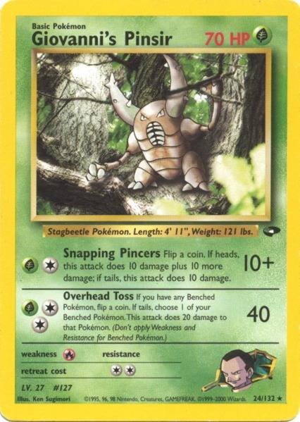 Giovanni's Pinsir (24/132) [Gym Challenge Unlimited] | Good Games North