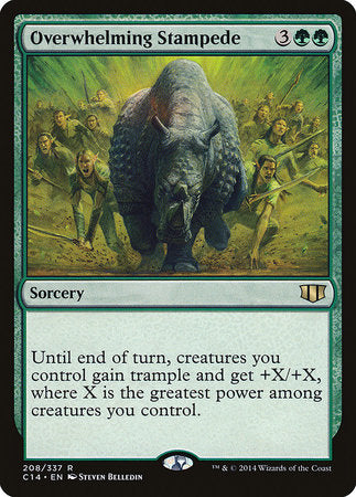 Overwhelming Stampede [Commander 2014] | Good Games North