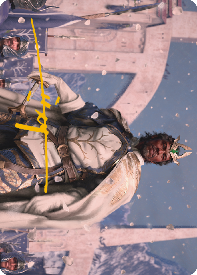 Aragorn, King of Gondor Art Card (Gold-Stamped Signature) [The Lord of the Rings: Tales of Middle-earth Art Series] | Good Games North