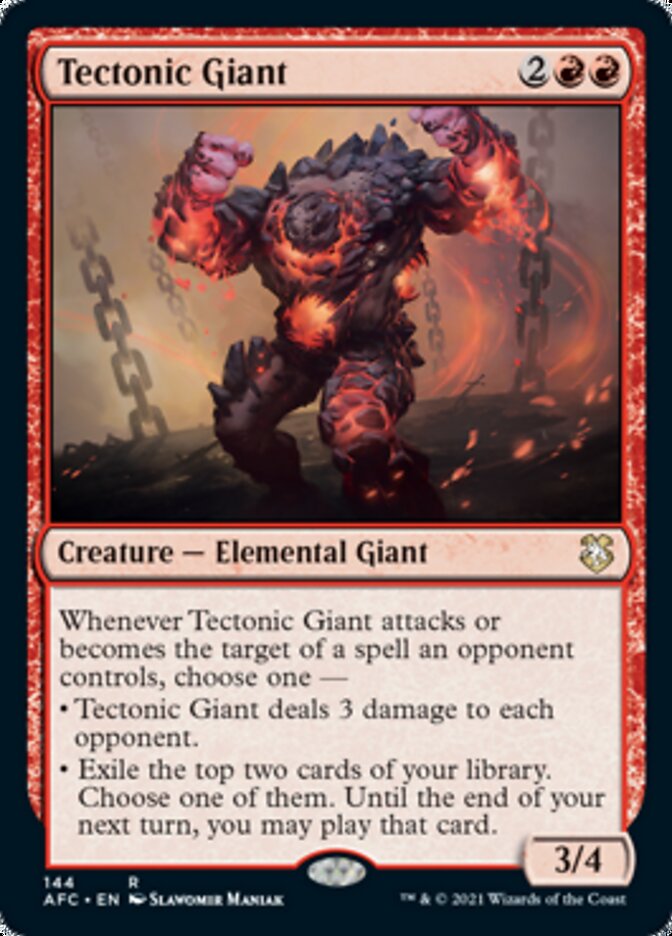 Tectonic Giant [Dungeons & Dragons: Adventures in the Forgotten Realms Commander] | Good Games North