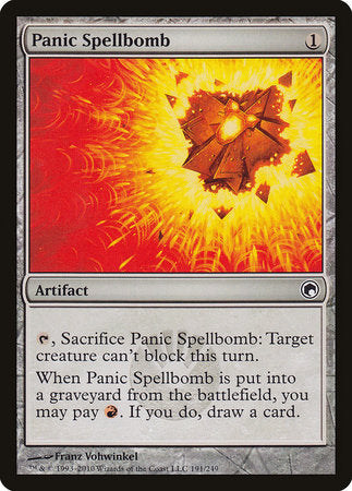 Panic Spellbomb [Scars of Mirrodin] | Good Games North