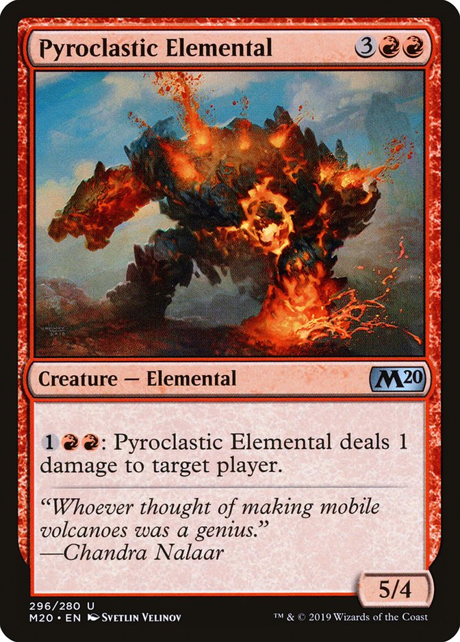 Pyroclastic Elemental [Core Set 2020] | Good Games North
